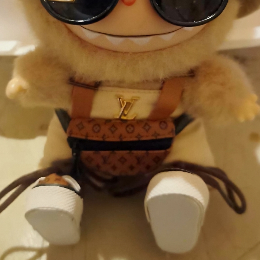 Multicolor Patterned Brand New Mini Belt Bag Mono… - image 3